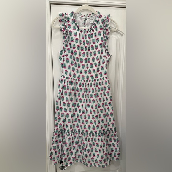 J. Crew Dresses & Skirts - J. Crew Ruffled Floral Dress 8